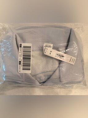 Victoria Secret Light purple Zip-Up Jacket - Minimal Ribbed Collar